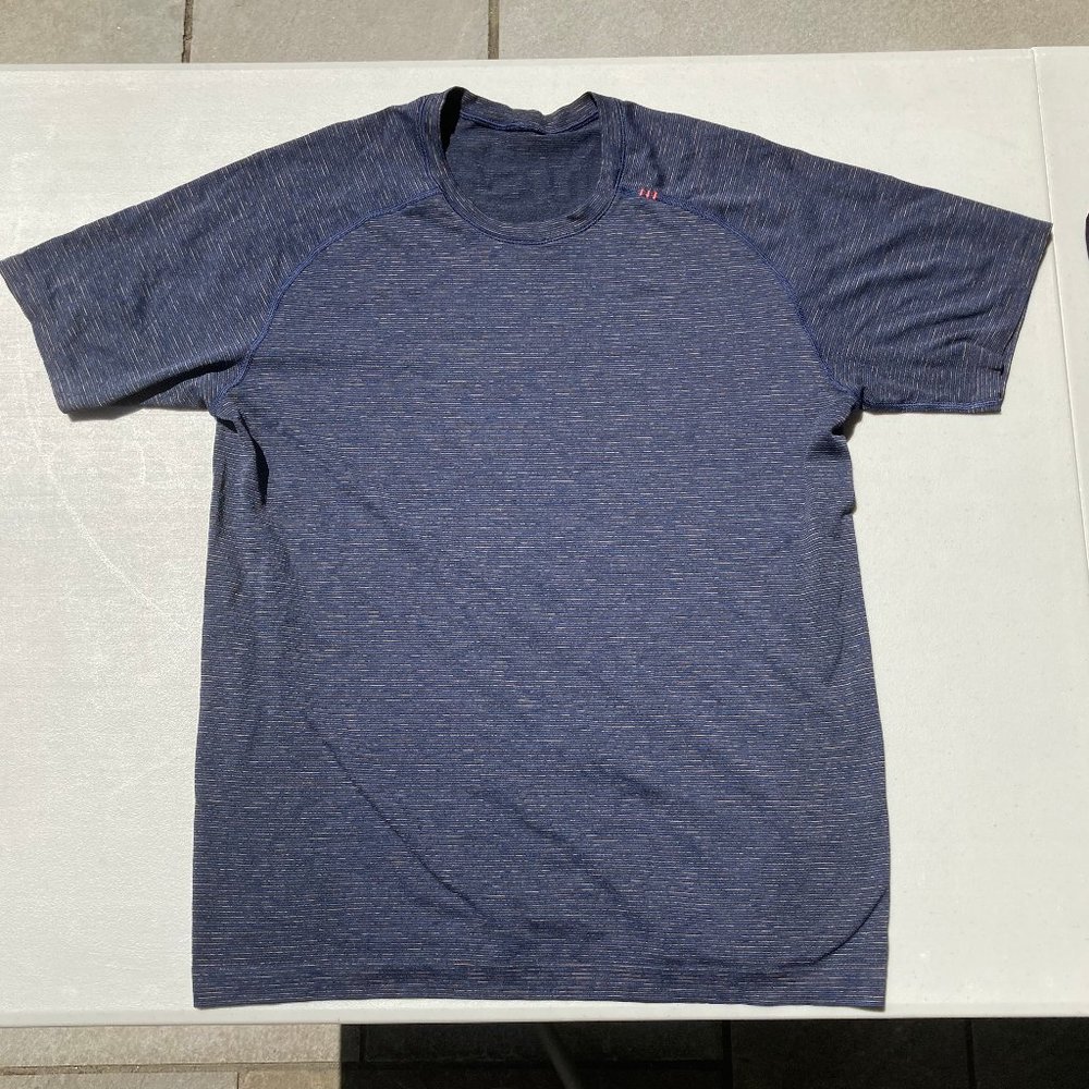 Lululemon Metal Vent Tech 1.0 Navy w/ Orange